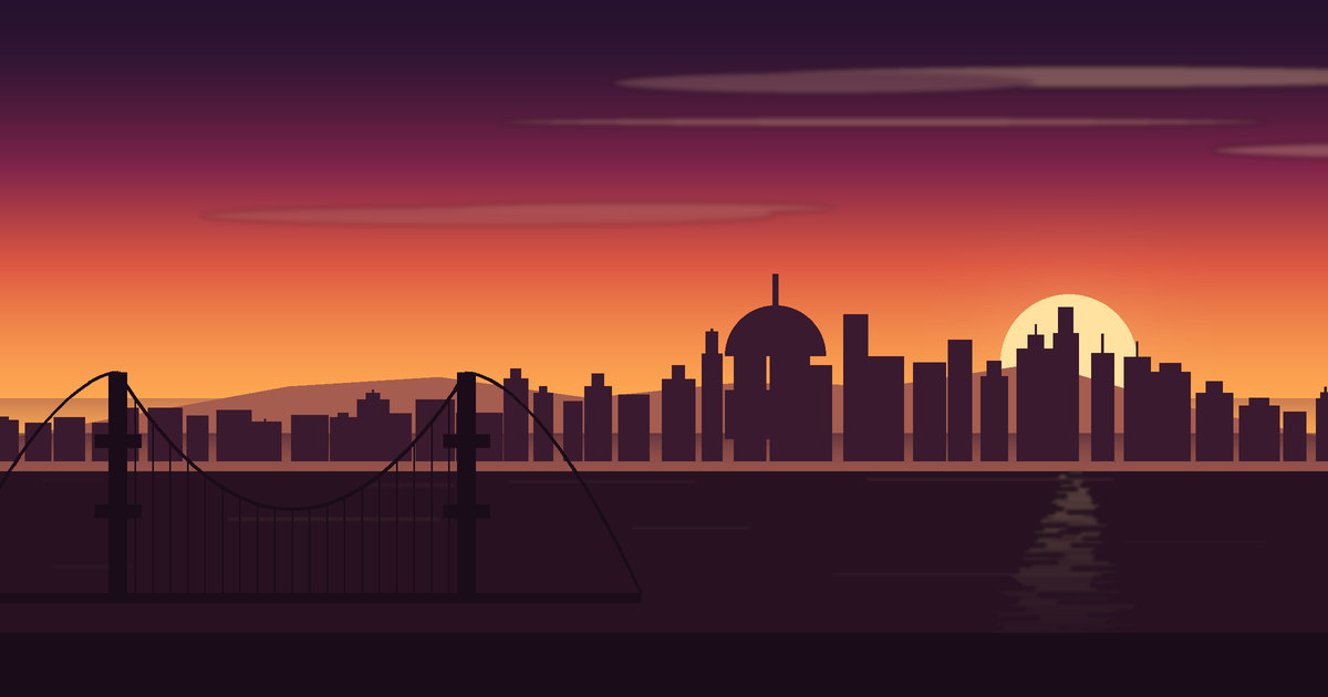 Illustrated view of Budapest