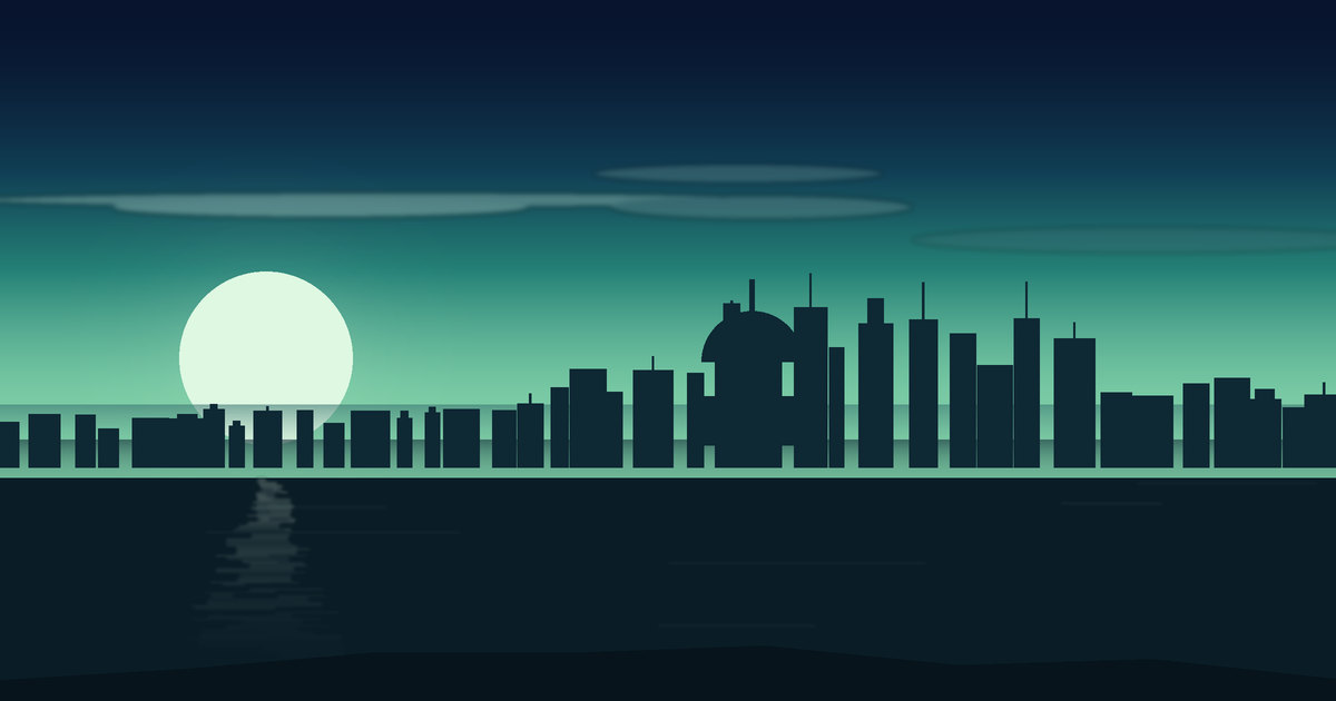 Illustrated view of Helsinki